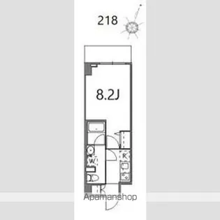 ティーステージジェイアール浜川崎【2階】の間取り