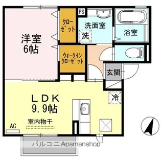 サンボナール【1階】の間取り