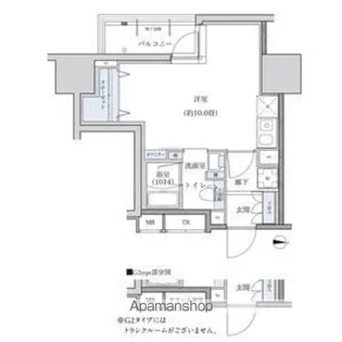 パークアクシス新栄【8階】の間取り