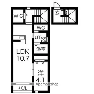 アルトゥーラA&W【2階】の間取り