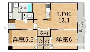 ヒルビレッジ【1階】の間取り