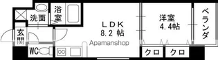 アーバネックス梅田東【2階】の間取り