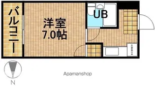 カモエKマンション【1階】の間取り
