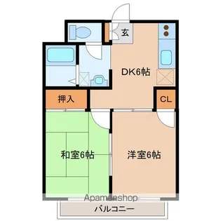 エルシティⅡ【1階】の間取り