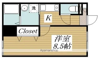 カーザ・レフィナーダⅡ【2階】の間取り