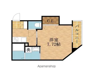 KURUMINO(胡桃埜)【302号室】の間取り