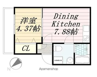 アルネ前原【3階】の間取り