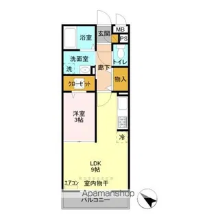 マロメリカ I【1階】の間取り