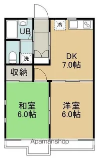 葵ハウス【102号室】の間取り