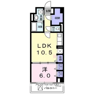 カーサブライト・DDS【2階】の間取り
