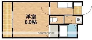 独身貴族Ⅱ【1階】の間取り