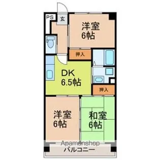 メゾンパトラージュ【2階】の間取り