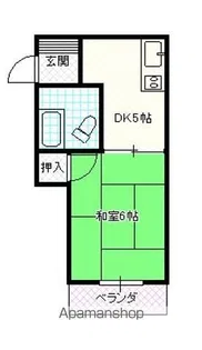 川口ハイツ【305号室】の間取り