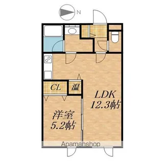 ORNER106B【2階】の間取り