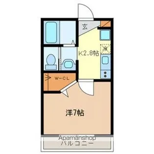 ラ・クール西川口【303号室号室】の間取り