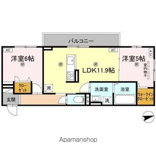 エムフルージュ【2階】の間取り