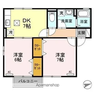 スクエア【1階】の間取り