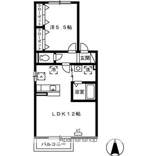 カラバッシュ【1階】の間取り