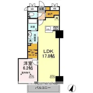 IS(イズ)【3階】の間取り