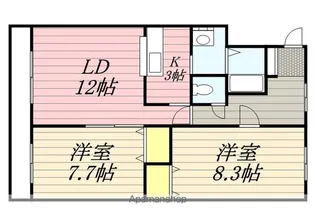 ノースL【403号室】の間取り