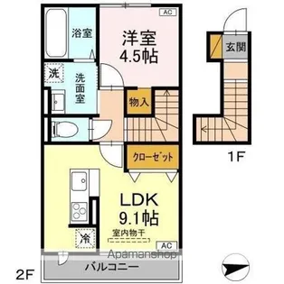 PALACIO A【2階】の間取り