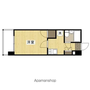 ダイアパレス比治山パークサイド【504号室号室】の間取り