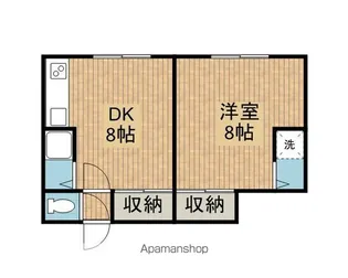 ラピュタ文京台【102号室】の間取り