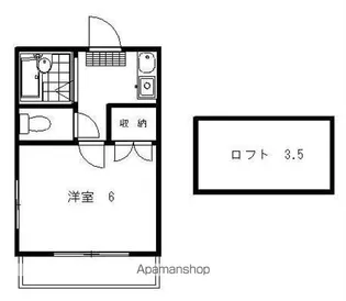 ロイヤルⅡ【2階】の間取り