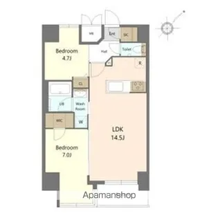 S-RESIDENCE大曽根bresa【3階】の間取り