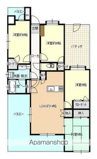 サンヴァーリオ中ノ橋通【901号室】の間取り