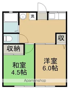 シティハイム保春院【101号室】の間取り