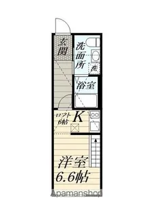 ハイロフト海老名【1階】の間取り