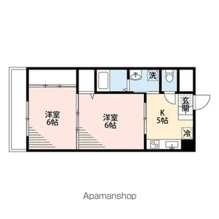 ルネッサンス21久留米六ツ門【908号室】の間取り