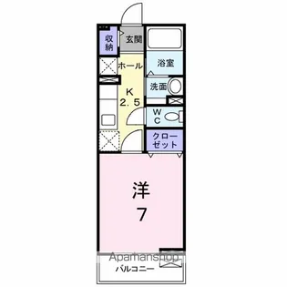 グリーンスプリングス B【2階】の間取り