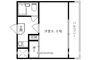 ピアッツァ・アルテ【401号室】の間取り