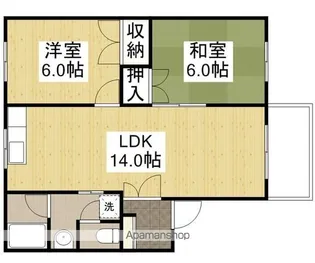アルボーレ【1階】の間取り