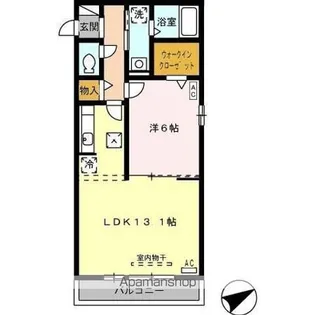 メルベーユメゾン【1階】の間取り