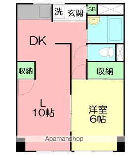 ブランドール【3階】の間取り
