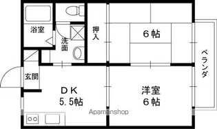 カーサピネータ【1階】の間取り