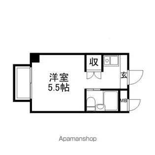 マンシオーネアサール【3階】の間取り