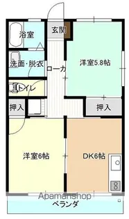 東ハイツ【201号室】の間取り