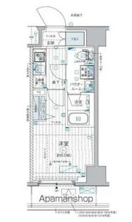 GENOVIA西横浜【8階】の間取り