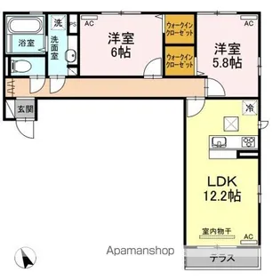 ロイヤルハイム【1階】の間取り