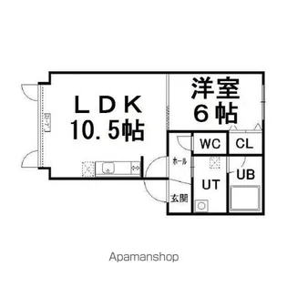 アイビス緑ヶ丘【1階】の間取り