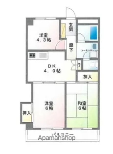 SKYHEIGHTS【2階】の間取り