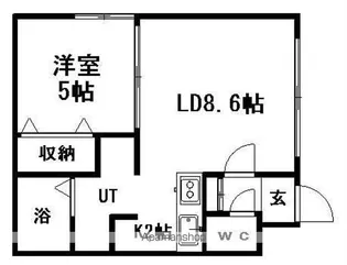 エスポアール福住【2階】の間取り
