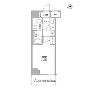 コンフォリア東中野DEUX【5階】の間取り
