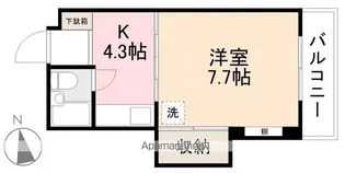 シルクアーク【3階】の間取り