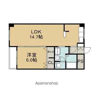 第二森ビル【1階】の間取り