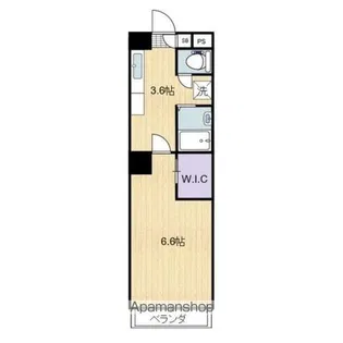 サンハイツ唐湊【5階】の間取り